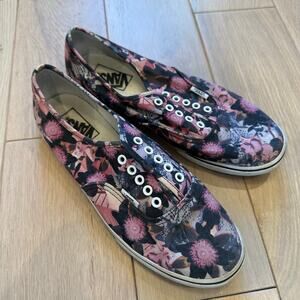 Vans Lo Pro Multicolor Floral Print Sneakers – Women’s Size 8.5